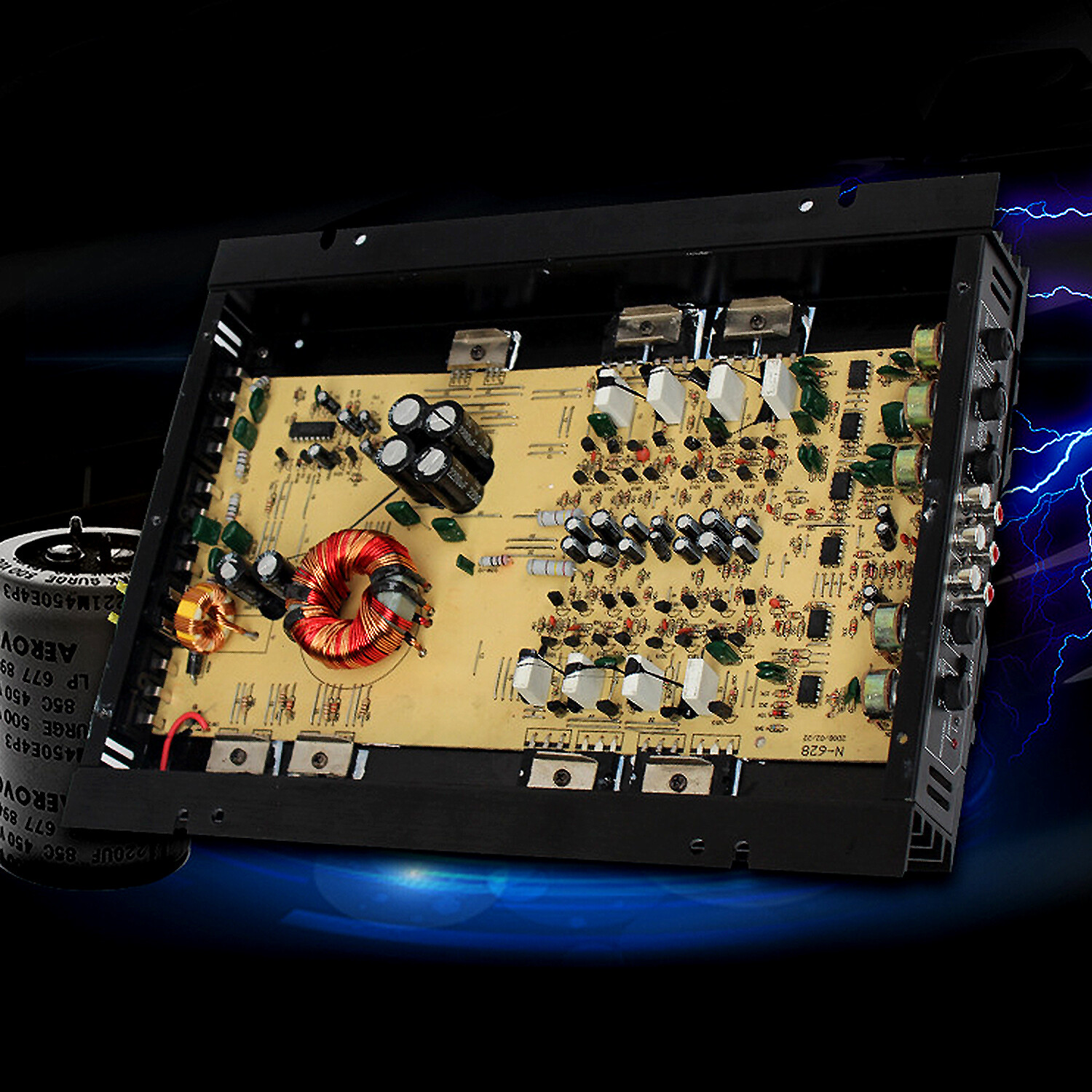 5800W Watt 4 Channel Car Truck Amplifier Stereo Audio Speaker Amp System Device