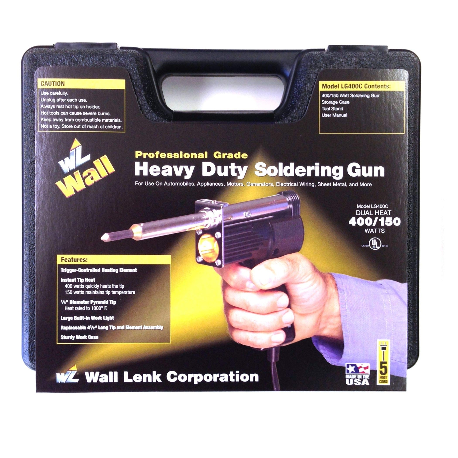 Wall Lenk 400/150 Heavy Duty Watt Soldering Gun (LG400C)