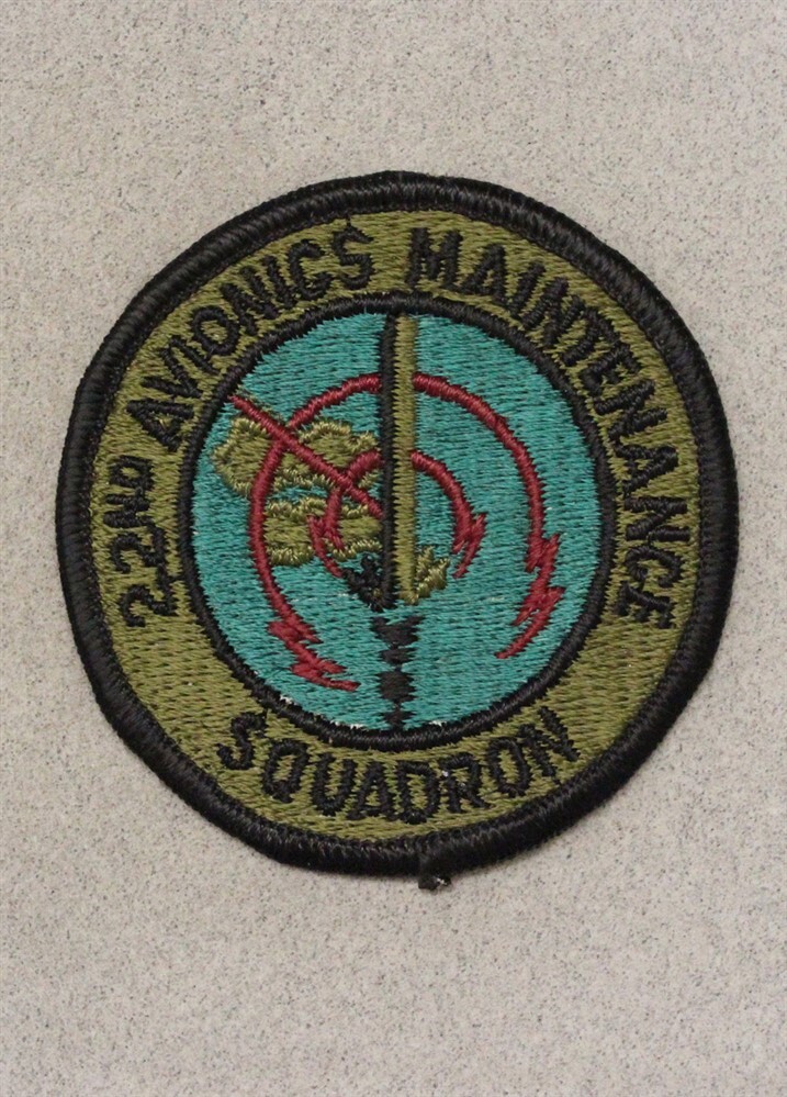 USAF Air Force Patch 4130: 22nd Avionic Maintenance Sqdn - subdued