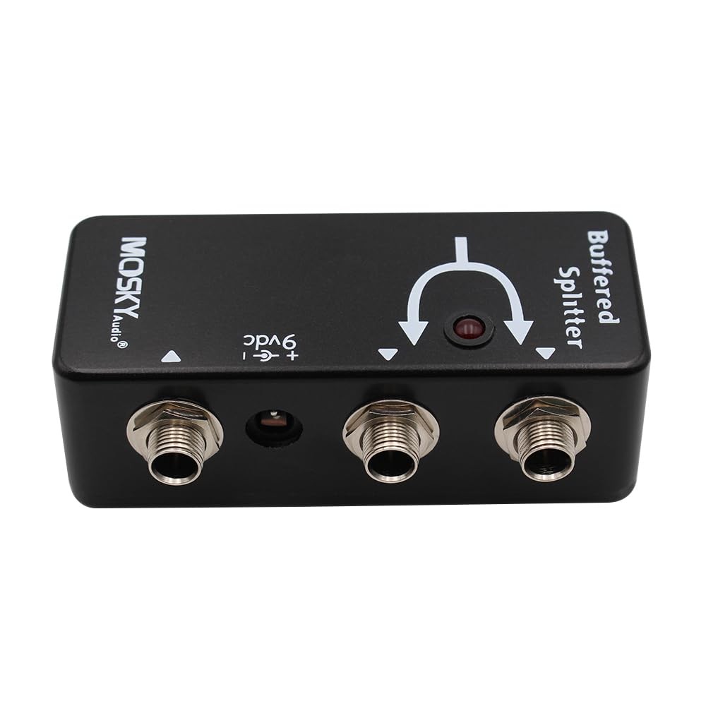 BUFFERED SPLITTER Guitar Effect Pedal Signal Buffer Splitter Dual Clean Buffe...