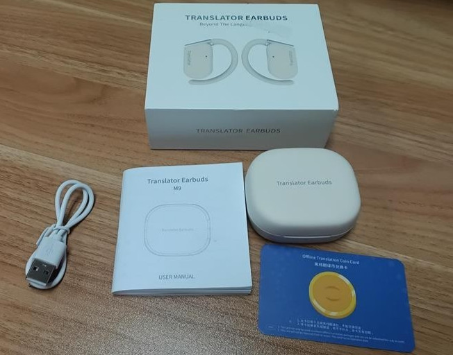 M9 Language Translator earbuds