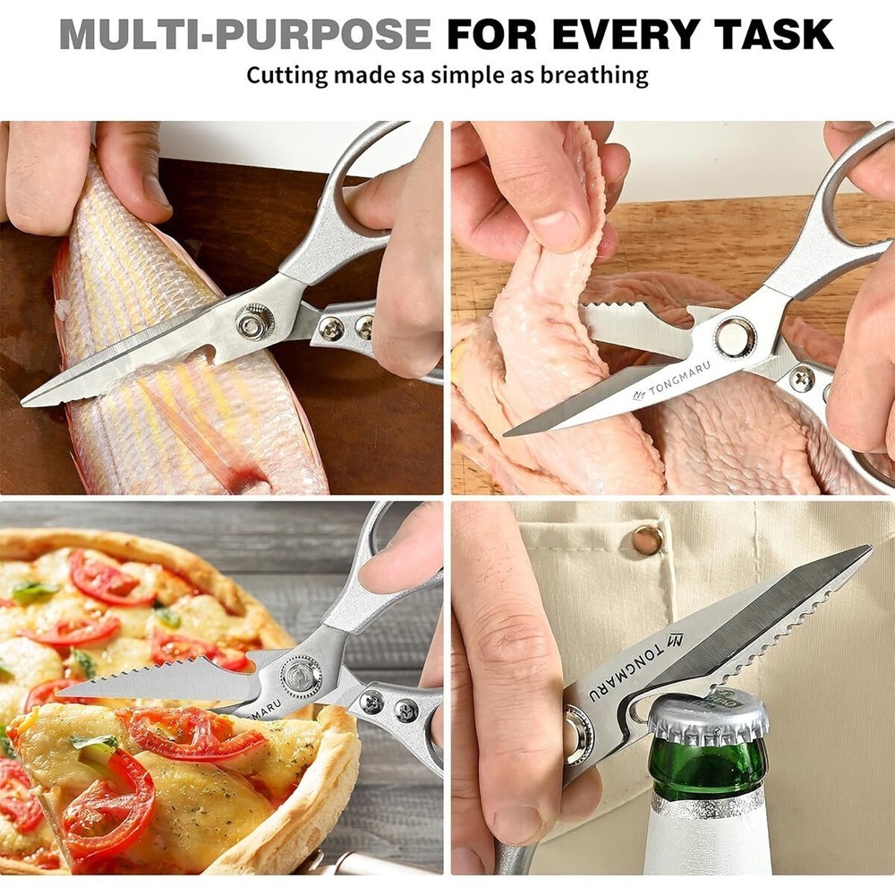 Kitchen Scissors Multi-purpose Kitchen Shears Heavy Duty Sharp Stainless -