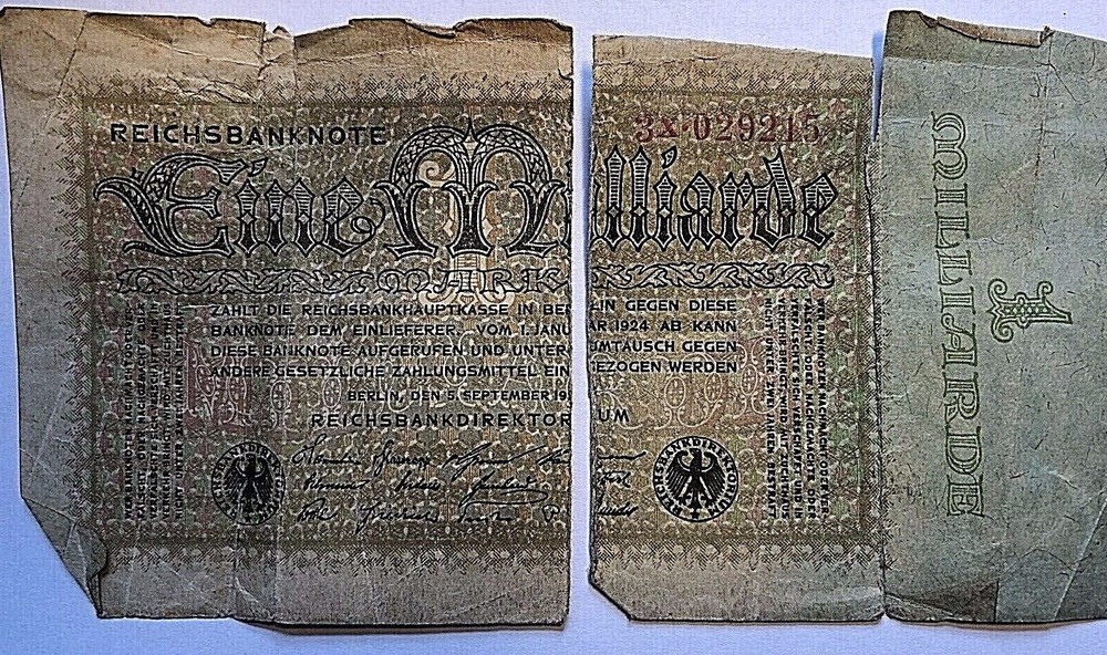 German "Milliarde" bank note 1923?