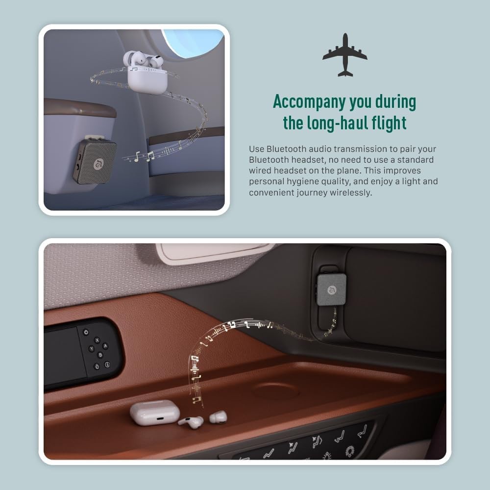 ADAM Elements EVE II Bluetooth Transmitter + Receiver Dual 3.5 mm Aux Switch Air