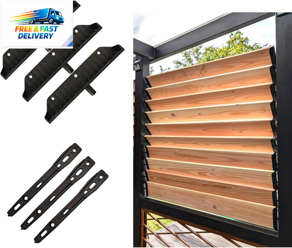 Louver Bracket Kit, Deck Sunblind System, Shutters Hardware System for Windows G