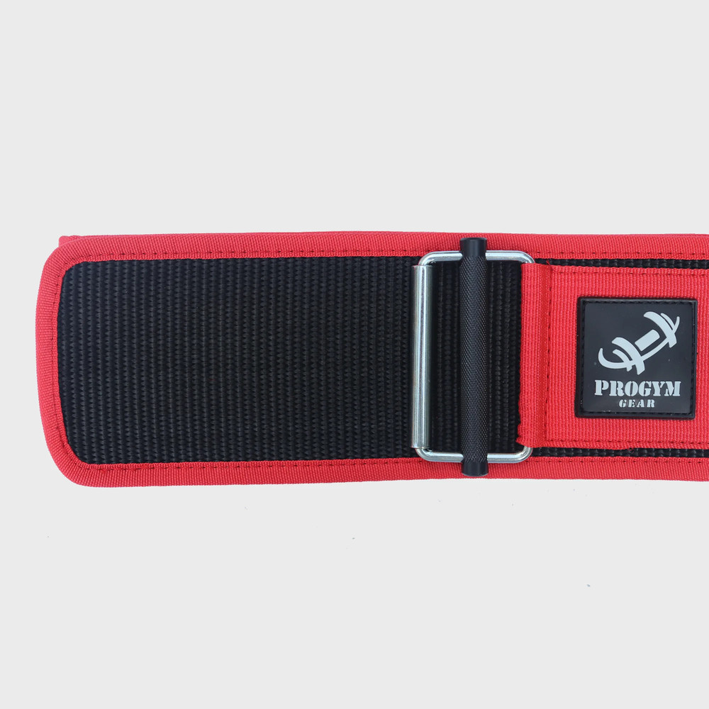 Self-Locking Nylon Weight Lifting Belt with Straps- Powerlifting - Deadlifting