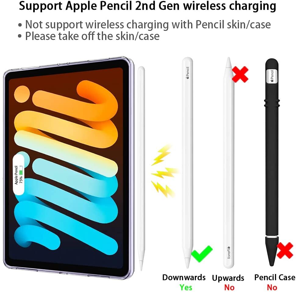 Clear Case For Apple iPad mini 6th Generation Rugged Armor Shockproof Cover
