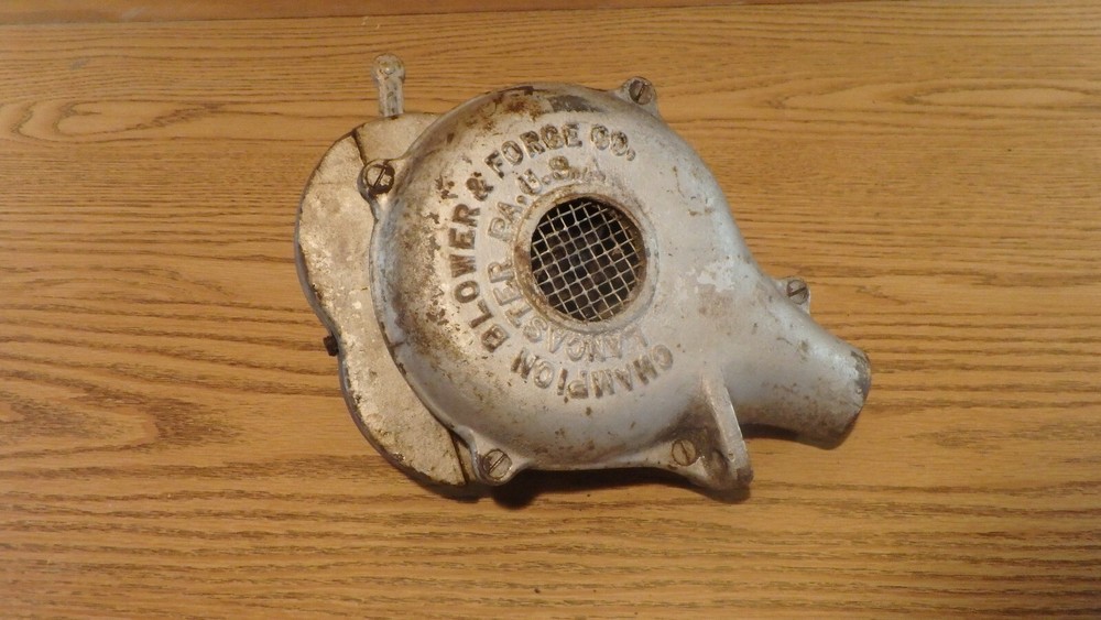 Champion Blower & Forge Blower Hand Crank Working