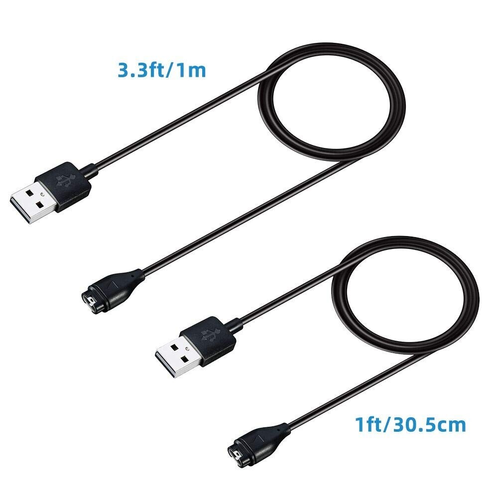 Compatible for Garmin Watch Charger Cable (2 Pack)