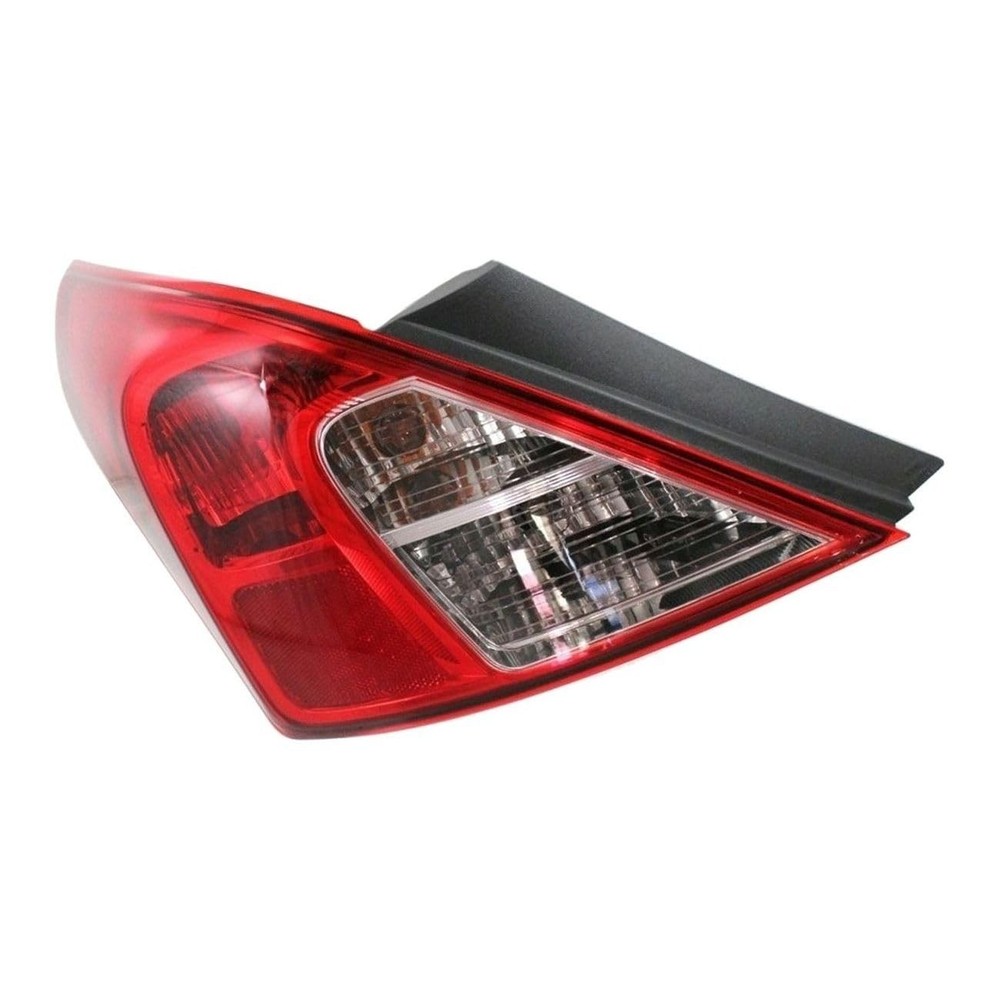 Tail Light Assembly Left Driver Side Red Clear for Versa NI2800194