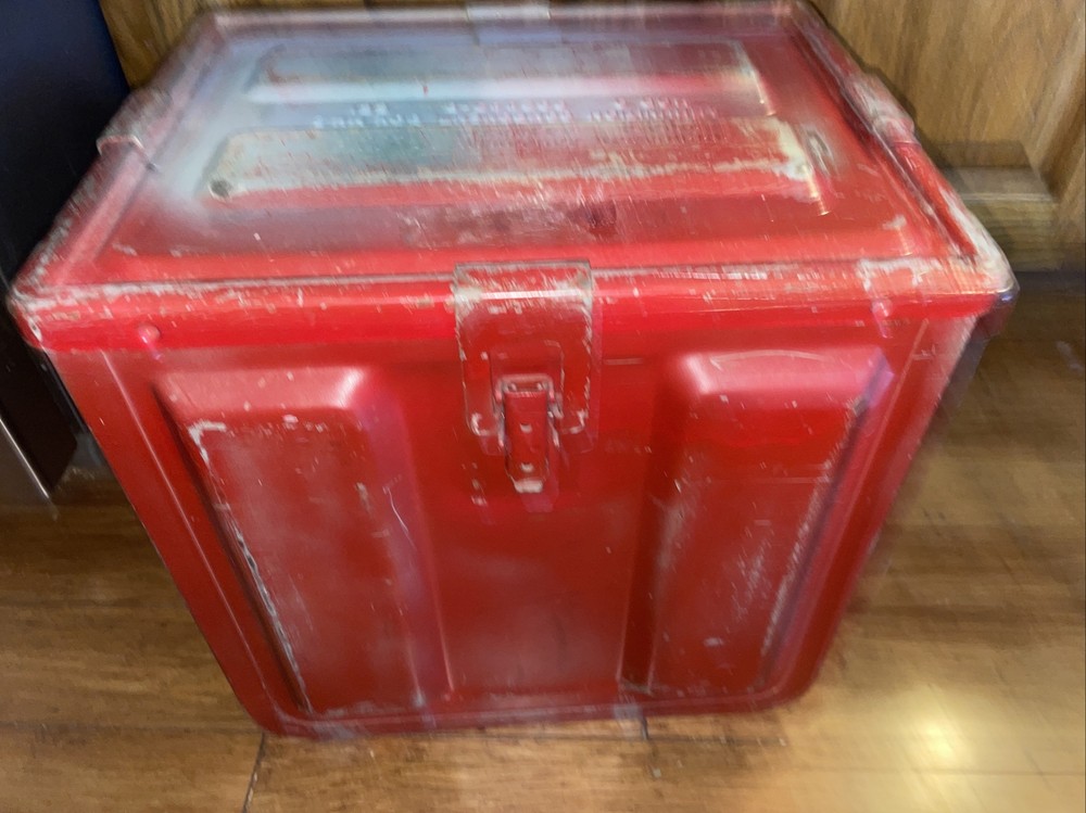 Vintage 1950's  AMMO COMPONENT BOX METAL MK2 MOD 0