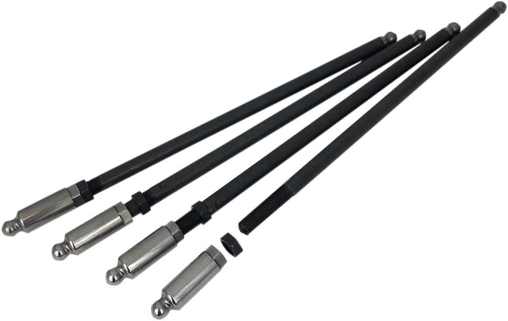 Feuling Race Steel Adjustable Pushrods 4pc for Harley Disc Glide 84