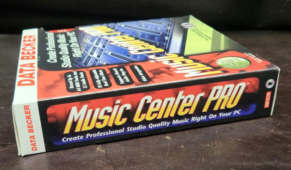 Vintage 2000 Data Becker Music Center Pro Software, Complete/Win 95/EUC