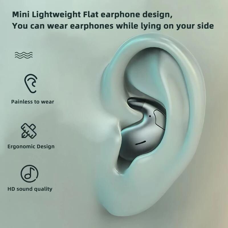 FRAZCOM Wireless Earphone High Fidelity Intelligent Noise Reduction LED Digital