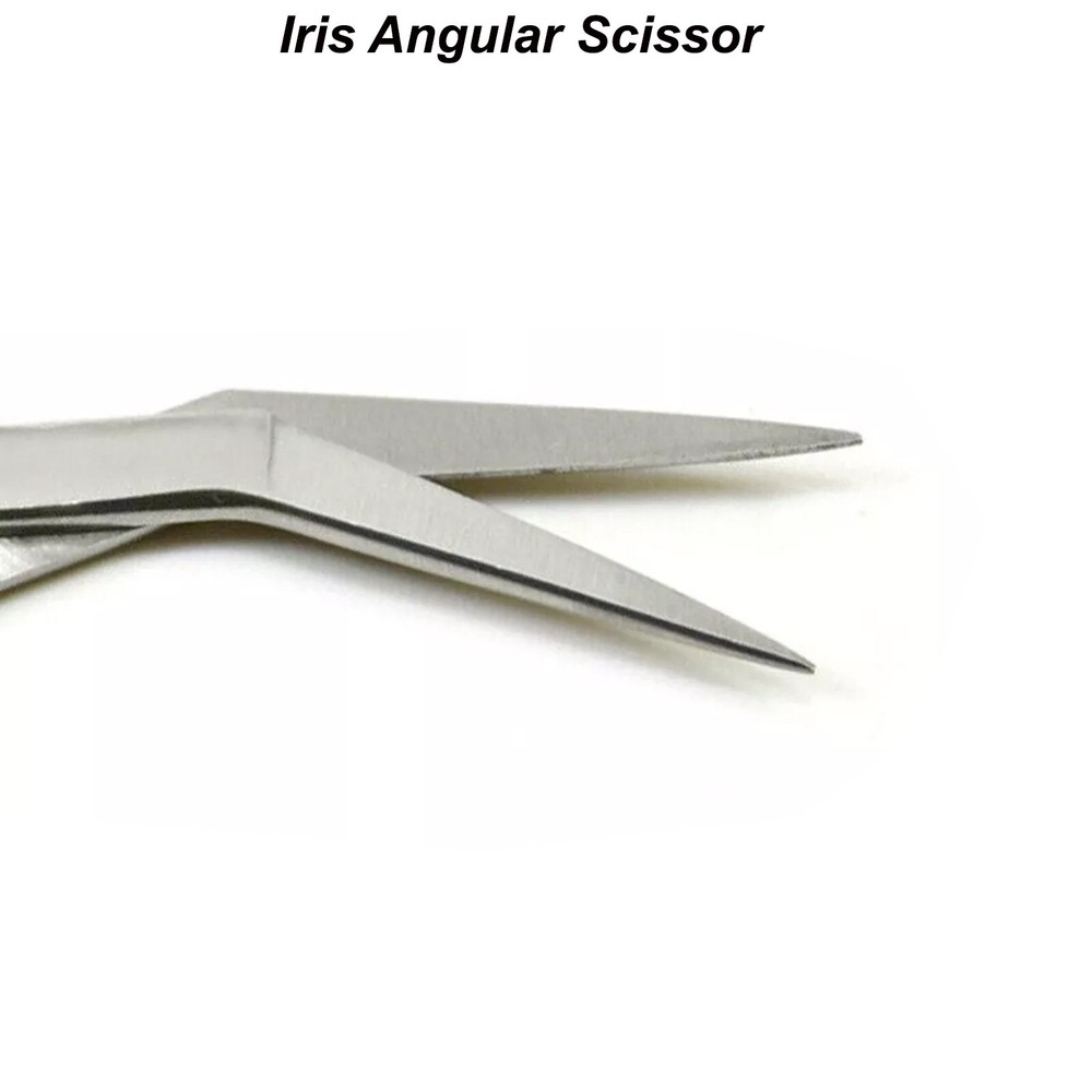 Medical Iris Angular Scissor Suture Cutting Tissue Removal Surgical Instruments
