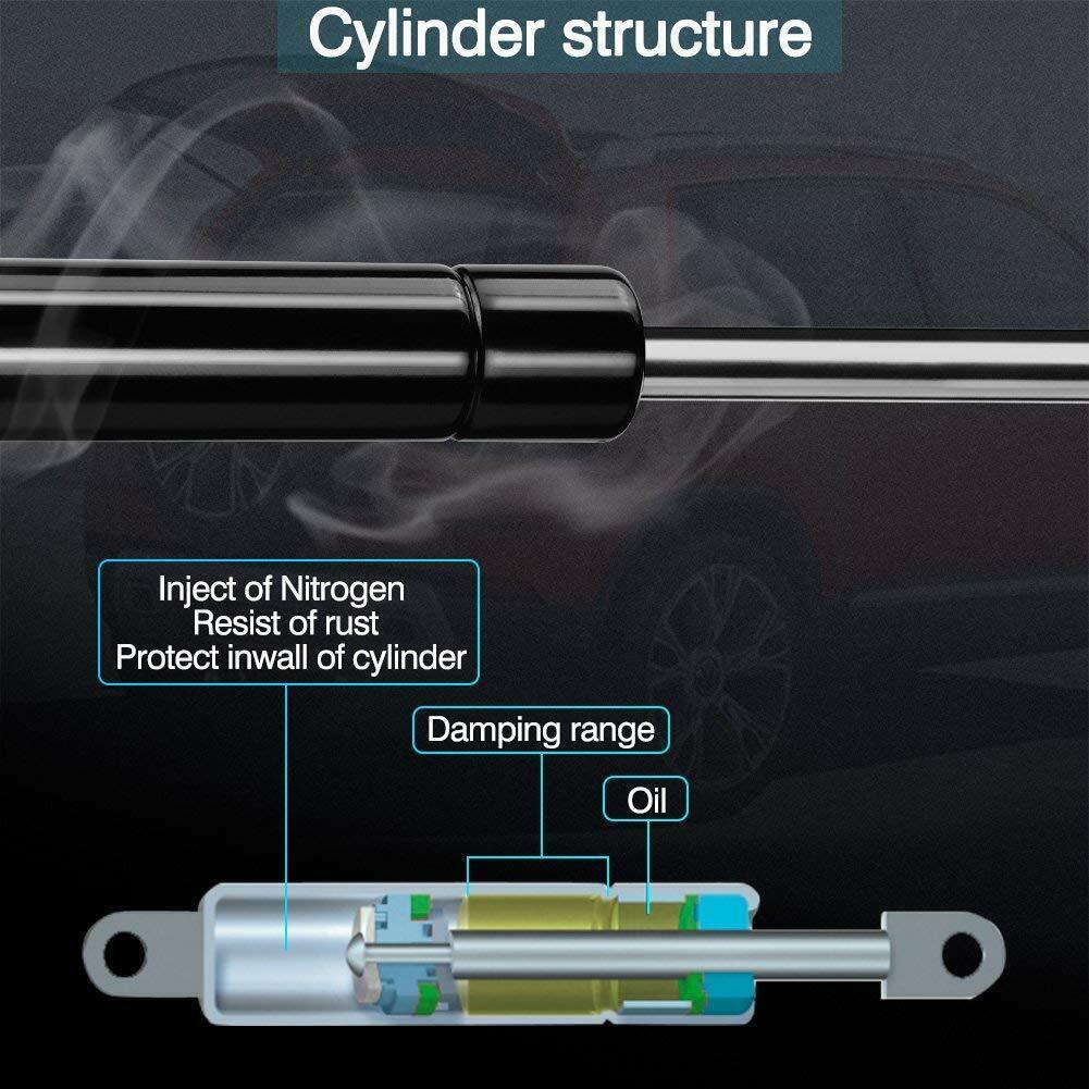 Qty2 Fits Dodge Charger 2006 - 2010 Trunk Lift Supports Gas Struts With Spoiler