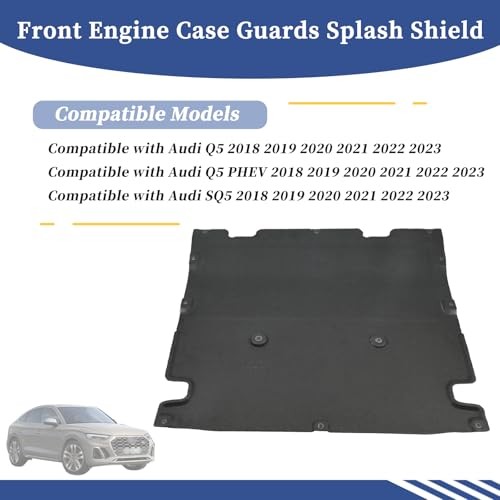 Front Engine Case Guards Splash Shield 80B863821A Compatible with Audi Q5 Q5