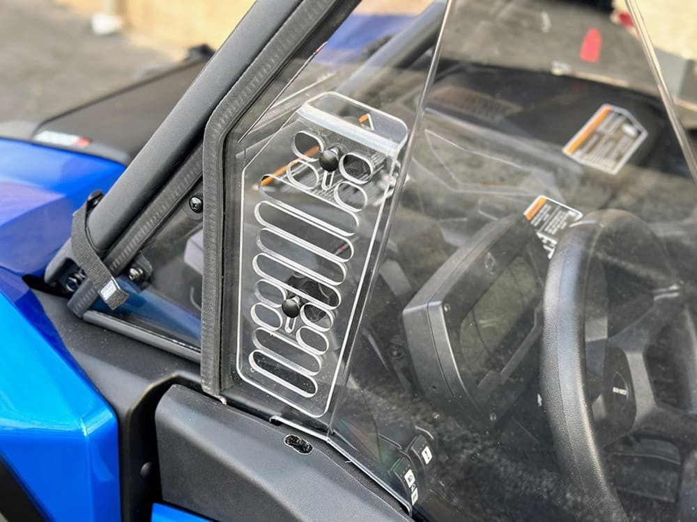 Spike Can-Am Commander Venting Poly Upper Doors Kit/Light Tint Scratch Resistant