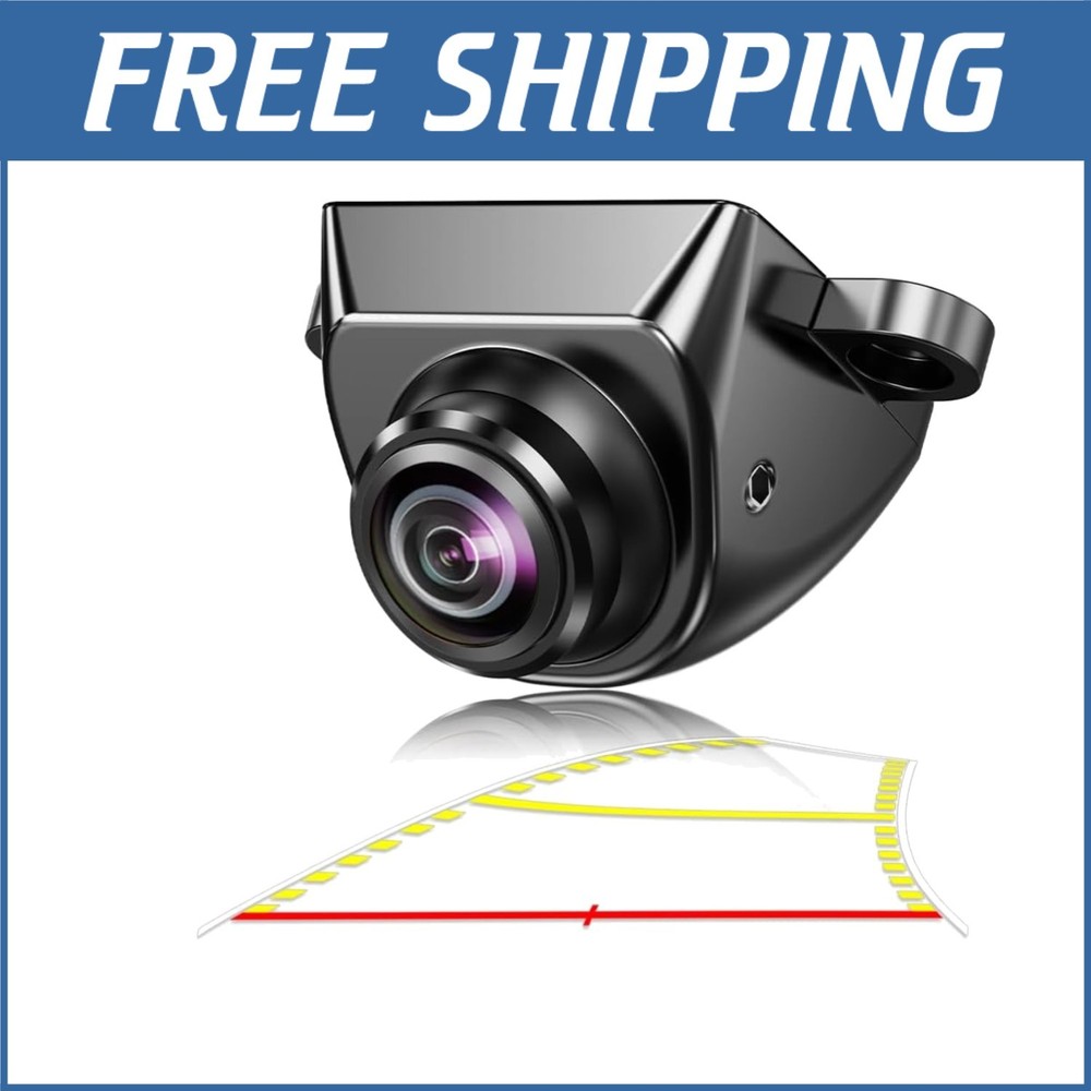 Versatile Waterproof Reverse Backup Camera with Adjustable Angle & Dynamic Line
