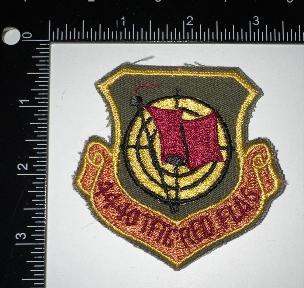 USAF US Air Force 4440th Tactical Fighter Training Group Red Flag Patch