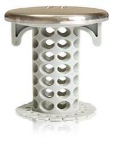 SinkShroom Nickel Award-Winning Drain Protector Hair Catcher Snare by TubShroom