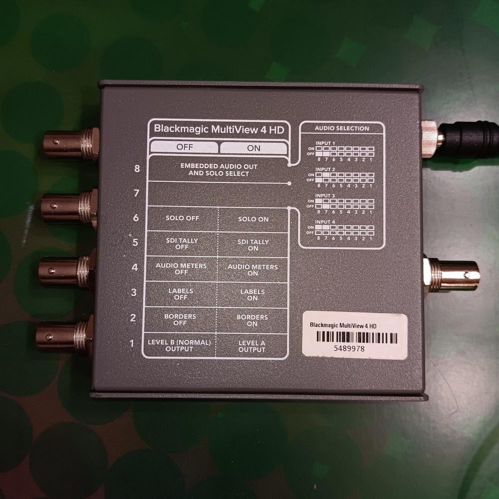 Blackmagic Design MultiView 4 HD (Open Box) HDL-MULTIP3G/04HD