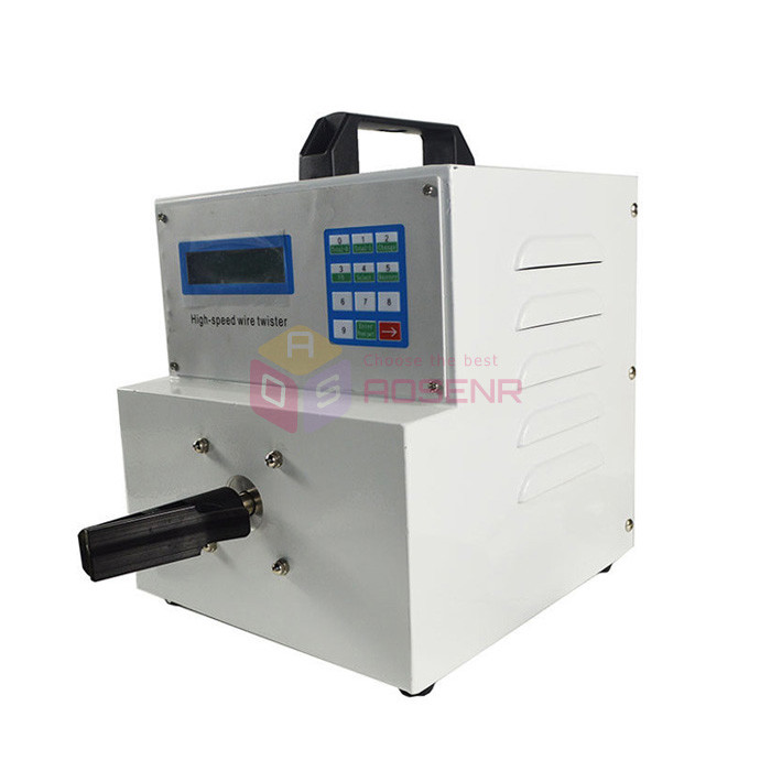 NEW Auto Microcomputer CNC Wire Twisting Bounching Machine Wire Twister 110/220V