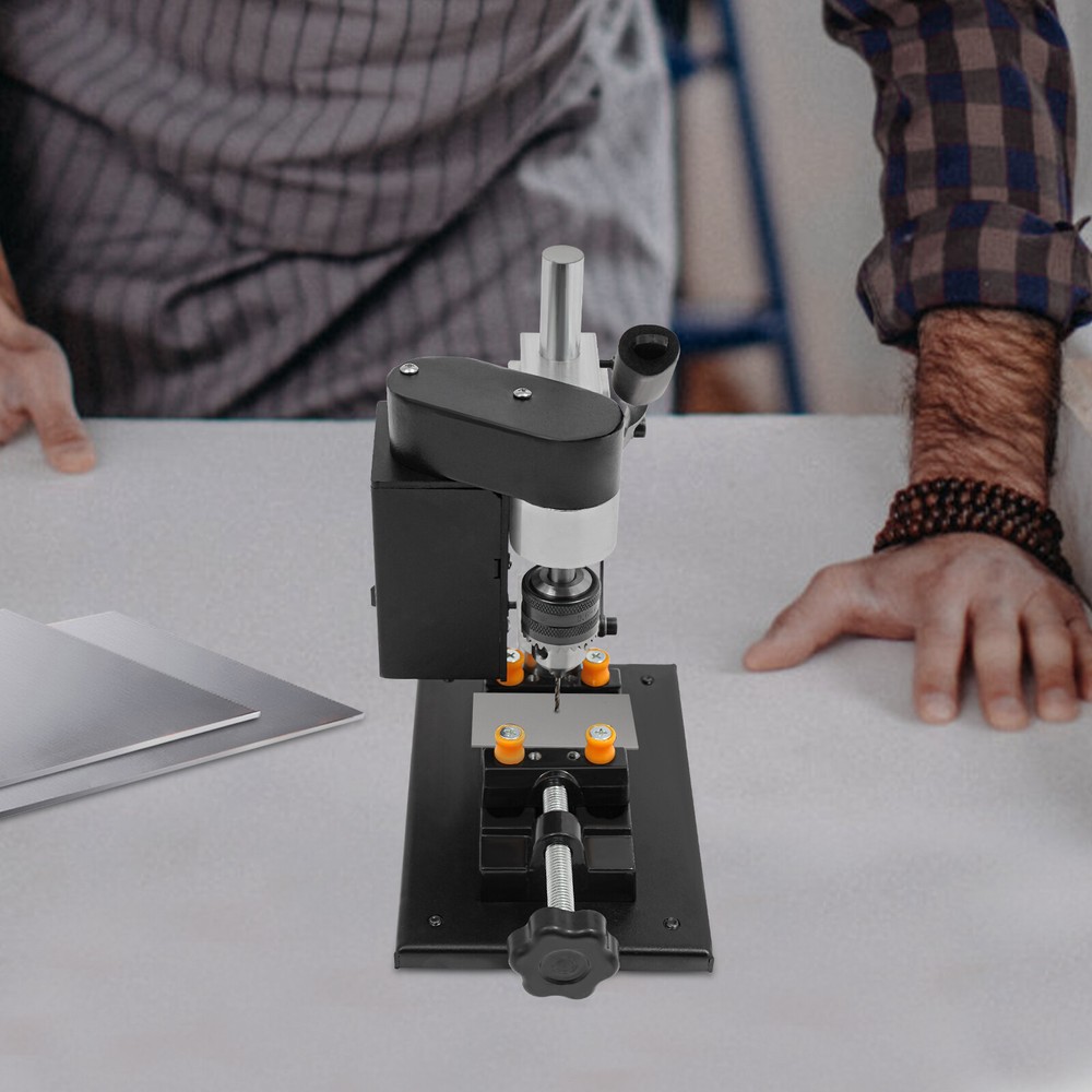 Power Bench Drill, Mini Drill Press, Adjustable Speed Electric Drilling Machine