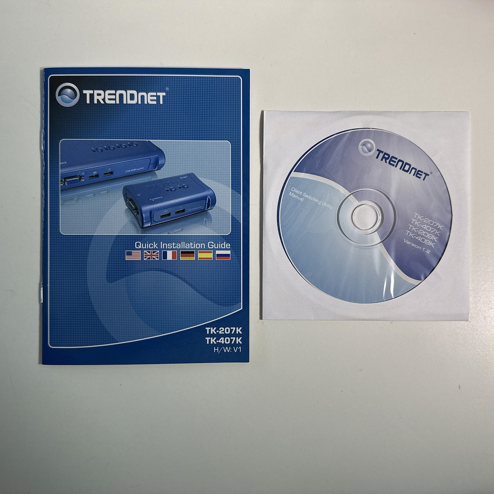 TRENDNET KVM-207k: 2-Port USB KVM Switch Kit