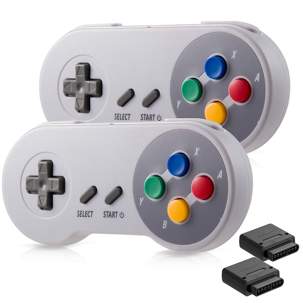 Wireless SNES Gamepad Remote Controller For Original Super SNES Console & SFC US