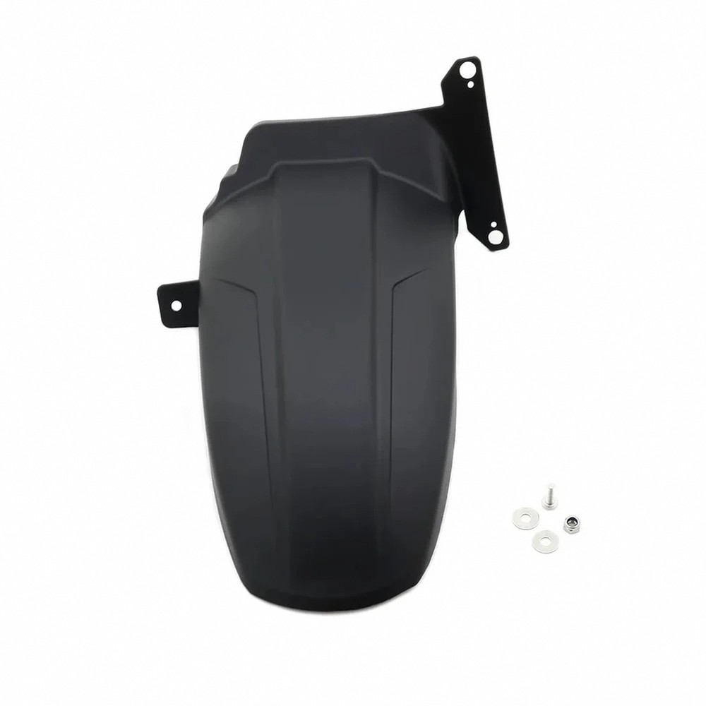 Rear Mudguard Extender — ABS Plastic, Black, Mounting Hardware Included