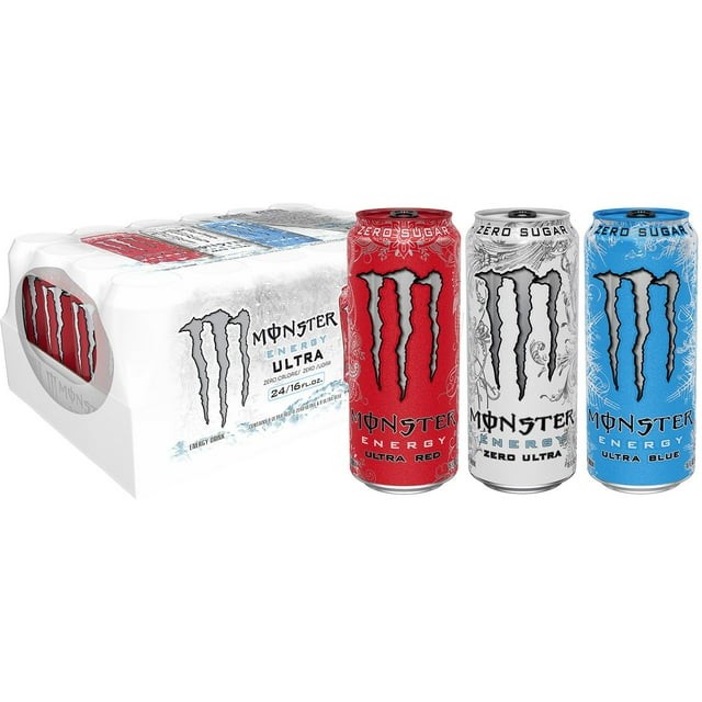 Monster Energy Ultra Variety Pack 16 fl. oz., 24 pk. SAMEDAY SHIPPING