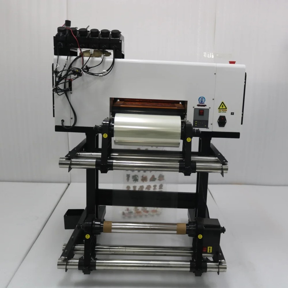 A3+ Automatic Dual XP600 Printhead UV DTF Printer for Automatic Cleaning Rollers