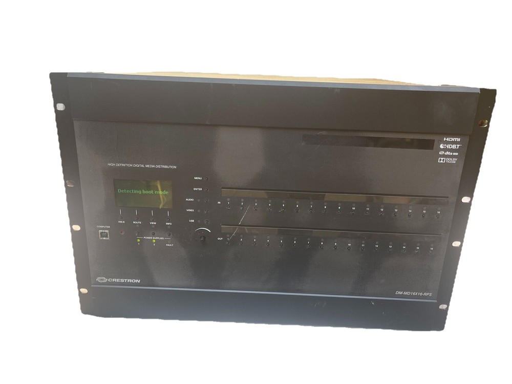 Crestron DM-MD16X16-PPS High Definition Media Switcher W/cards