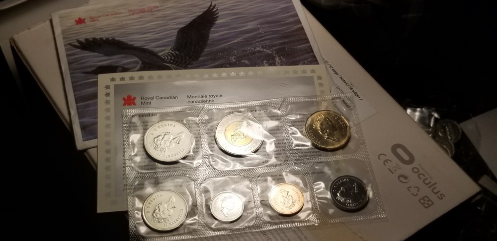 1997 Mint Proof Like Set Canada Coins Set.