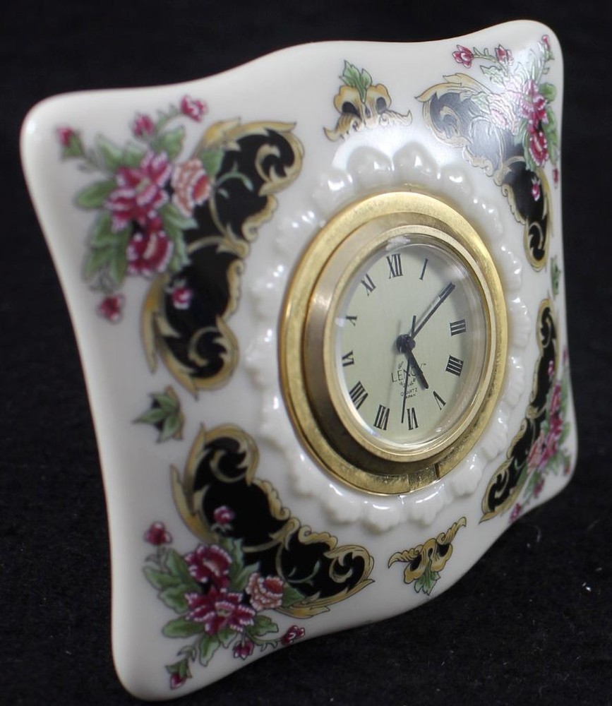 Lenox TIMELY TRADITIONS Vanity Quartz Clock GREAT CONDITION