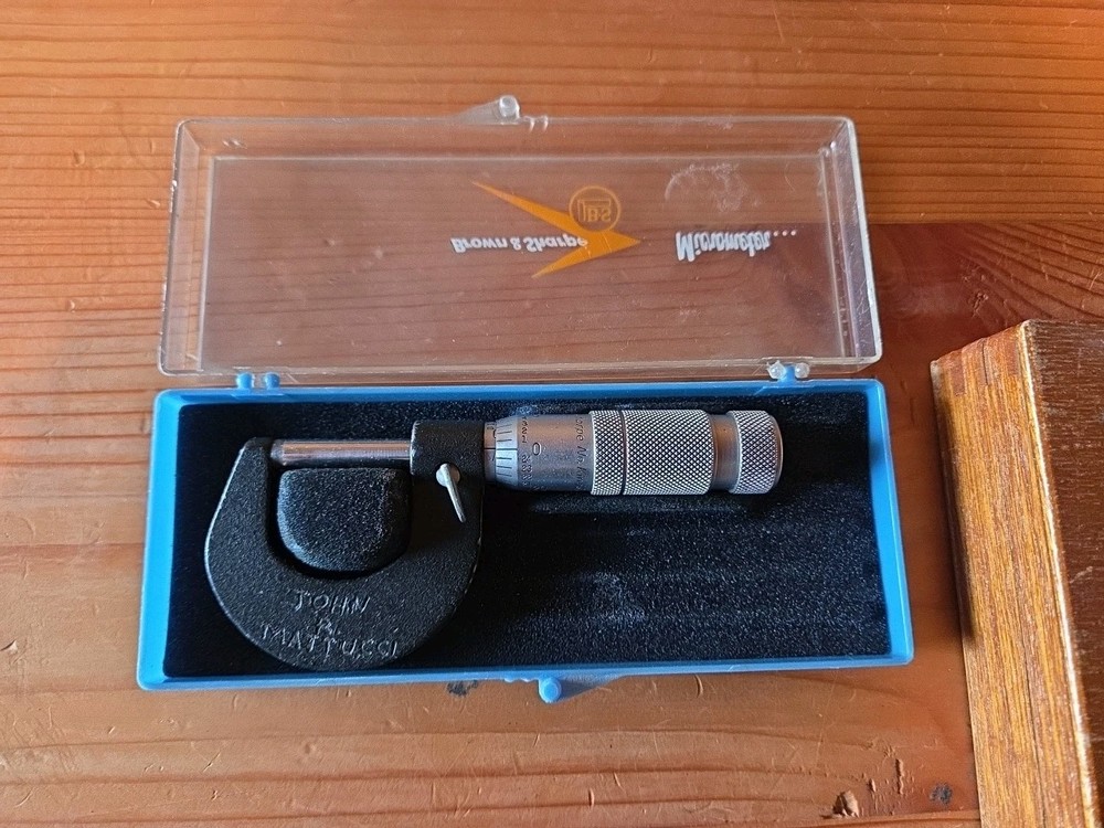 4 Micrometers And A Depth Gauge