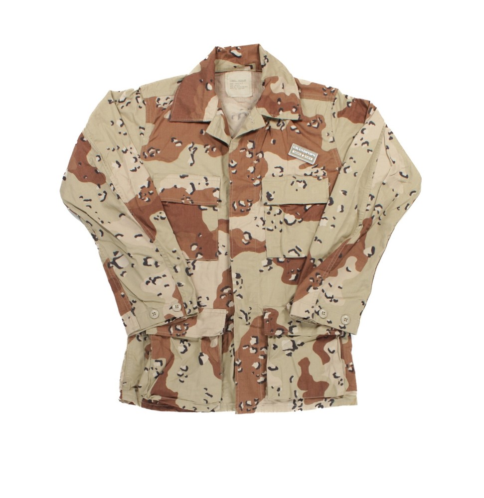 Chocolate Chip BDU Top Size Extra Small Regular Used