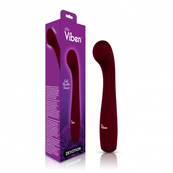 Viben Devotion Ultimately Pleasurable Powerful Ruby Intense G-Spot Vibe, New