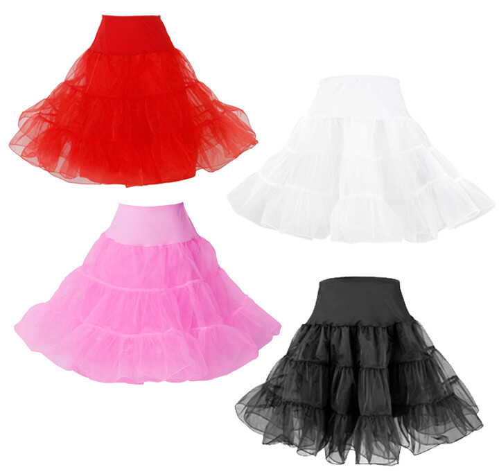 Hip Hop 50s Shop Womens Vintage Style Crinoline Petticoat Slip