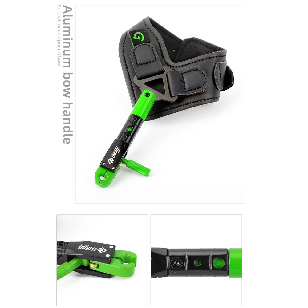 Compound Bow Release Aids Adjustable Thumb Gripper Caliper Hunting Shooting