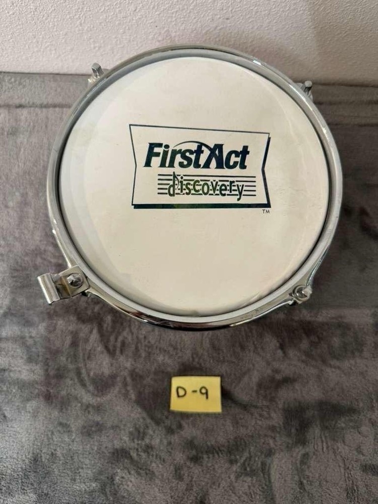 First Act Discovery Rack Tom Drum Flame Design Metal Plastic