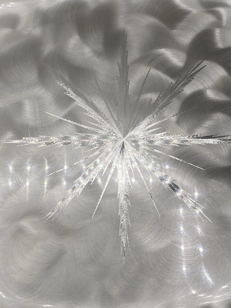 Vintage WMF IKORA Silver Plate Dish Footed Starburst Pattern #6532 1972 IN BOX