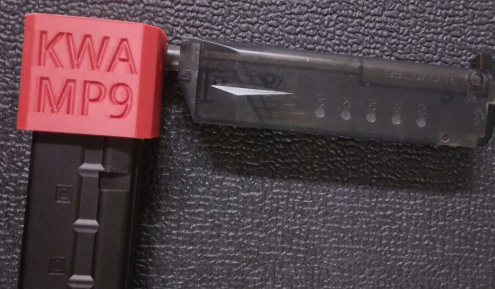 Airsoft KWA MP9 Speedloader Adapter (Red)
