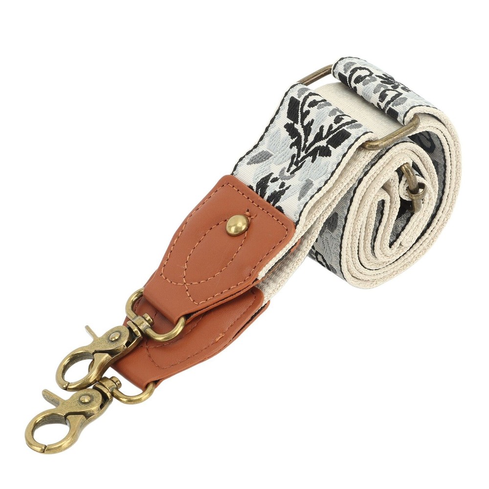 Embroidered Camera Strap Thickened Bohemian Style Floral Pattern Camera Neck