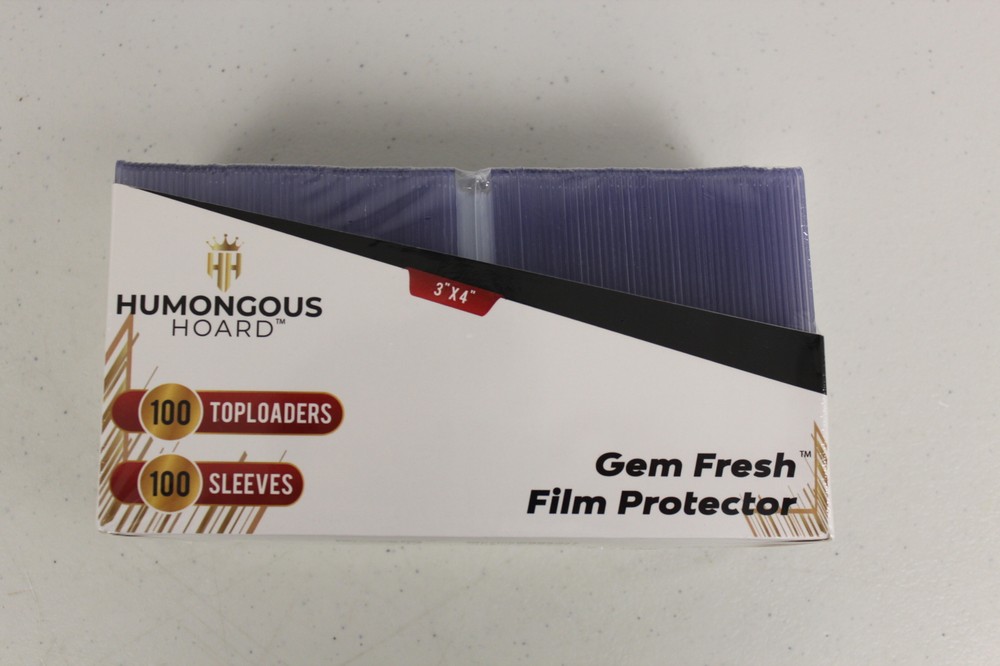 (100) Humongous Hoard Eternal Connection Gem Fresh Top Loader Soft Sleeve Combo