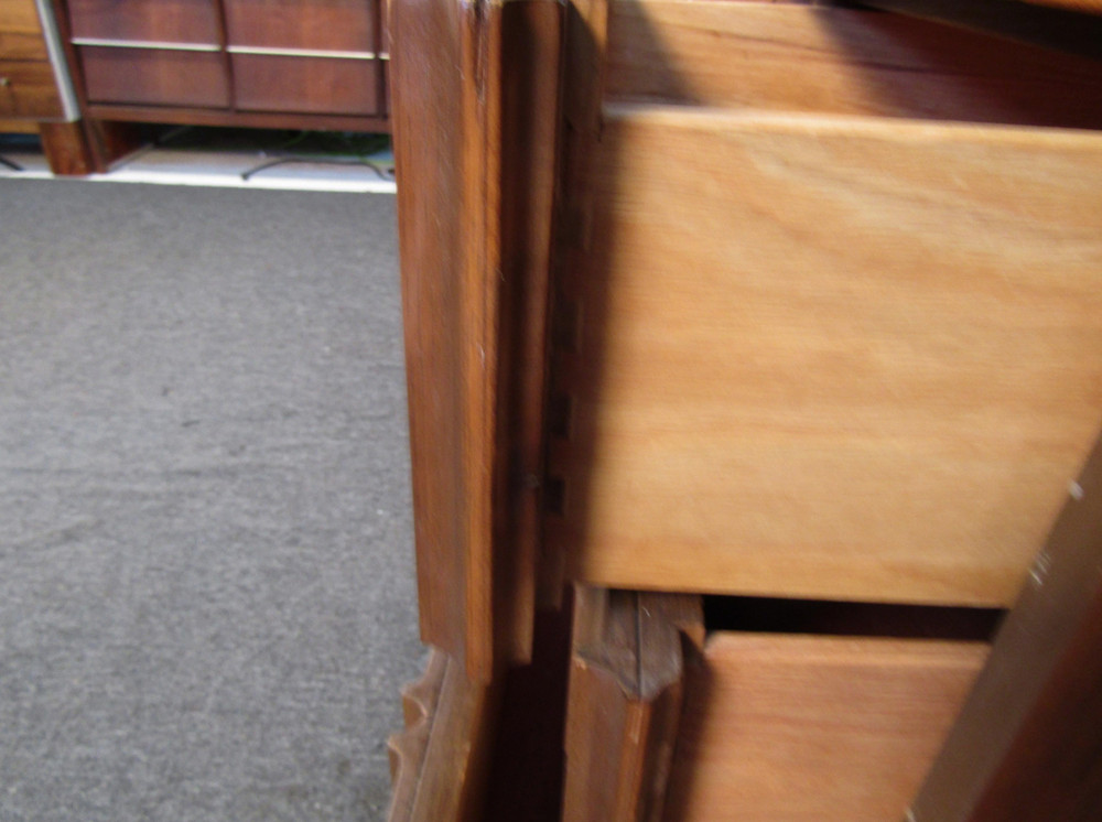Mid-Century Walnut Sideboard w\ Mirror