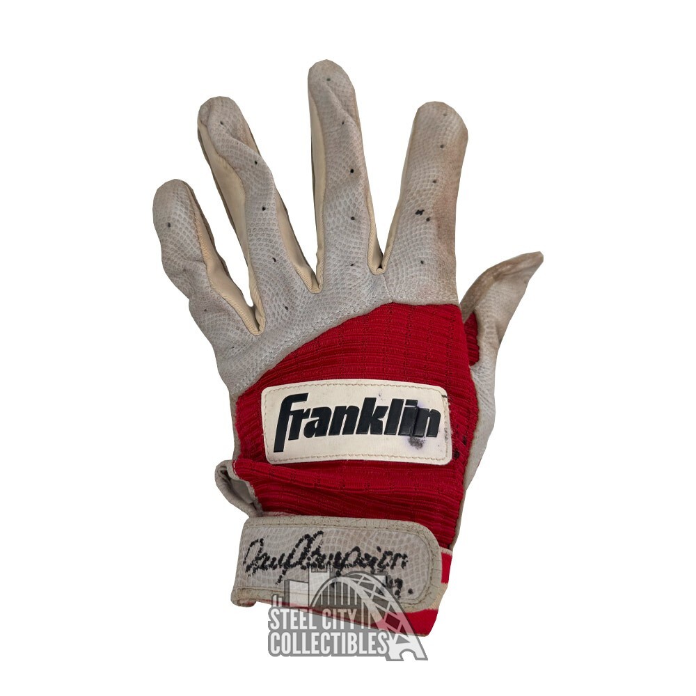Dave Concepcion Autographed Game Used Franklin Batting Glove - BAS