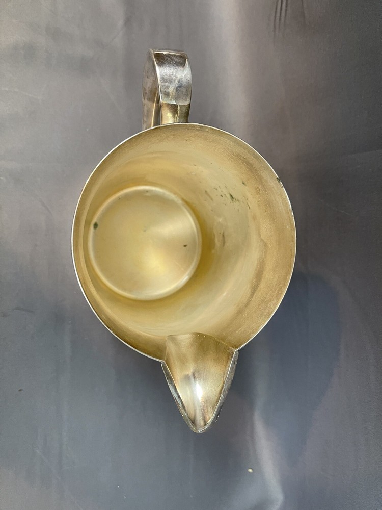 Vintage Silverplate Pitcher Academy Silver on Copper 1950s
