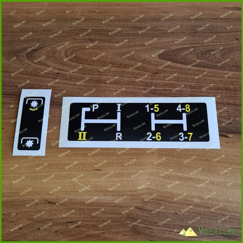 Replacement Gear Shift Pattern Range PTO Lever Decals Stickers fits John Deere